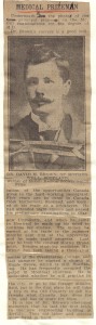 News cutting about Medical Prizeman at McGill University