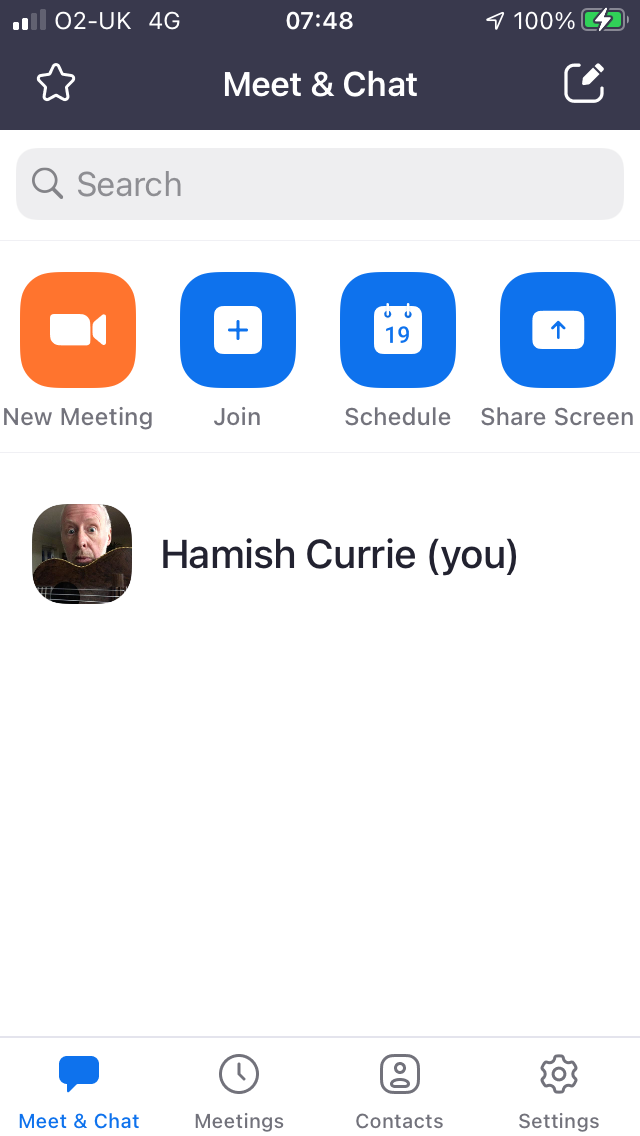 settings on an iPhone